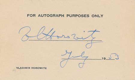 Lot #530 Classical Music Signatures - Image 1