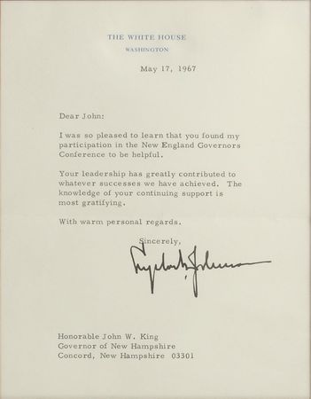 Lot #77 Lyndon B. Johnson Typed Letter Signed - Image 2