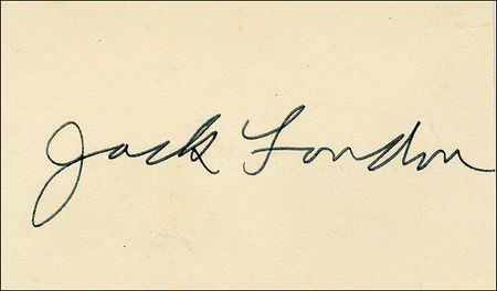Lot #487 Jack London Calling Card - Image 1
