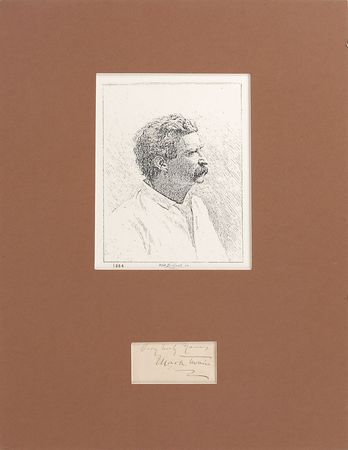 Lot #453 Samuel L. Clemens Signature - Image 1