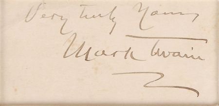 Lot #453 Samuel L. Clemens Signature - Image 2