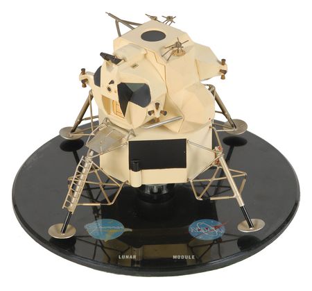 Lot #285 Neil Armstrong: Rare Apollo 11 Grumman Lunar Module model signed by history’s first moonwalker - Image 1