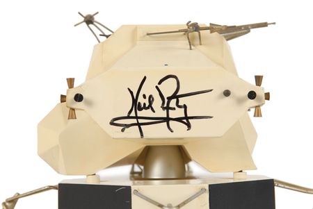 Lot #285 Neil Armstrong: Rare Apollo 11 Grumman Lunar Module model signed by history’s first moonwalker - Image 2