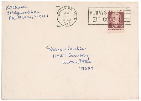 Lot #82 Bill Clinton: Early Clinton autograph letter while at Yale Law - Image 1