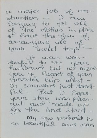 Lot #717 Grace Kelly Handwritten Letter Signed - Image 3