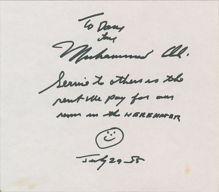 Lot #988 Muhammad Ali - Image 1