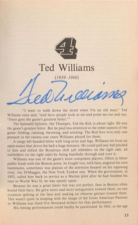 Lot #997 Baseball Legends Book - Image 3