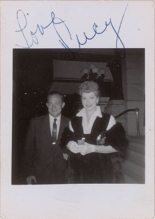 Lot #730 Lucille Ball and Desi Arnaz Signed Photograph - Image 2