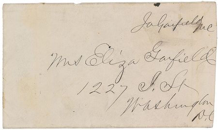 Lot #32 James A. Garfield Envelope