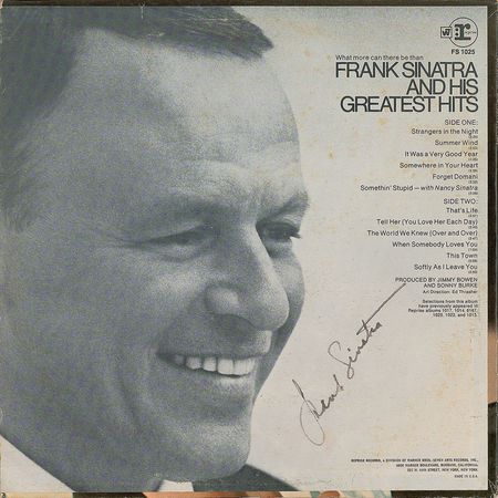 Lot #685 Frank Sinatra Album - Image 1