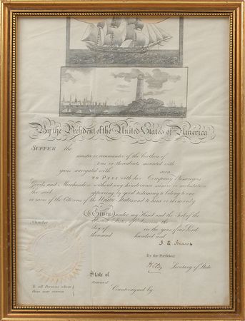Lot #10 John Quincy Adams and Henry Clay Signed
