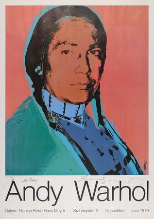 Lot #363 Andy Warhol: Inscribed to the exhibition’s curator - Image 1