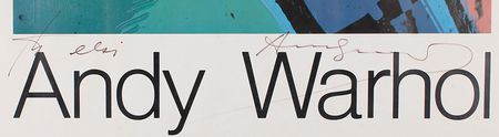 Lot #363 Andy Warhol: Inscribed to the exhibition’s curator - Image 2