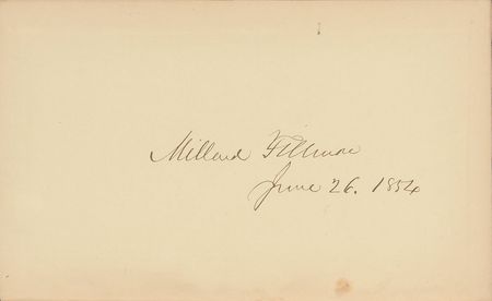 Lot #14 Millard Fillmore: Fillmore’s personal set