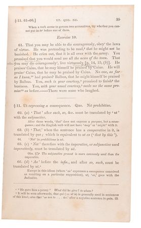 Lot #30 James A. Garfield: “Presented to J. A.