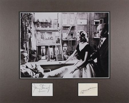 Lot #956 James Stewart and Grace Kelly Signatures - Image 1