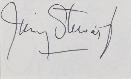 Lot #956 James Stewart and Grace Kelly Signatures - Image 2