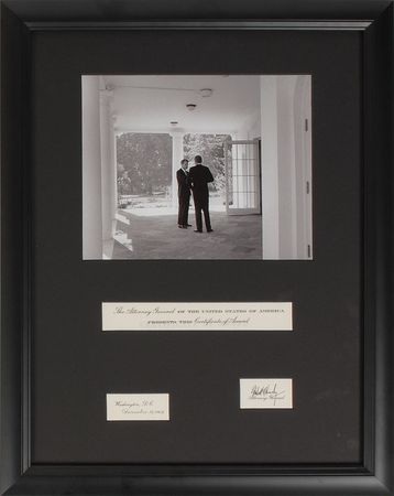 Lot #206 Robert F. Kennedy Signature - Image 1