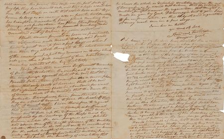 Lot #11 Andrew Jackson: Facing a soldiers’ mutiny at the height of the Creek War: “I hope there still remains sufficient numbers of patriots, to chastise the Creeks, and to carry on the campaign” - Image 1