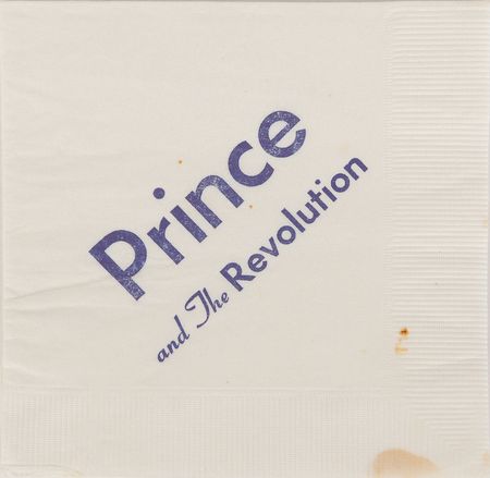 Lot #591 Prince: Purple Rain Invitation and Napkins Invitation and Napkins - Image 1