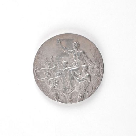 Lot #982 Los Angeles 1932 Summer Olympics Silver Winner’s Medal: Gorgeous 1932 Los Angeles silver - Image 2