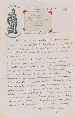 Lot #161 Pope Pius IX: A ?most precious gift??Pope Pius IX?s red papal shoe - Image 2
