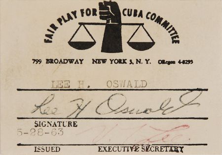 Lot #2064 Lee Harvey Oswald?s ?Fair Play for Cuba