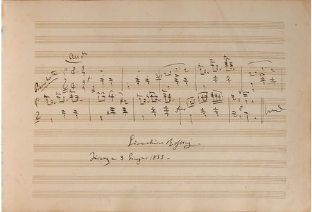Lot #2006  Composers Autograph Book With Handwritten Musical Quotations - Image 2