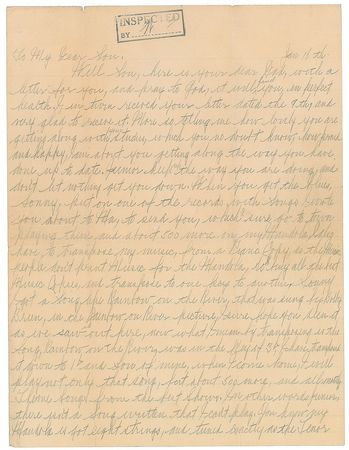 Lot #2059 Al Capone Autograph Letter Signed - Image 1