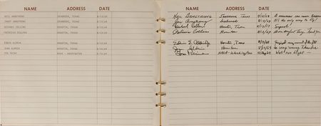 Lot #2080 Richard Nixon-Era Air Force One Flown Guest Book - Image 1