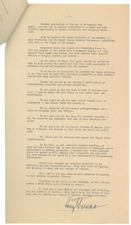 Lot #158 Harry S. Truman - Image 1