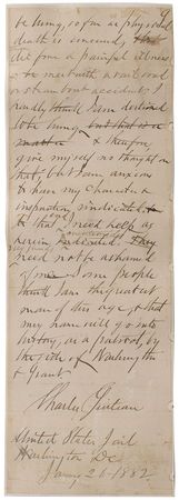 Lot #2057 Charles Guiteau?s Nine-Page Open Letter to the American People - Image 10