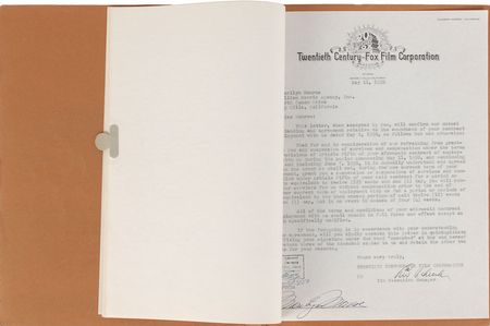 Lot #2096 Marilyn Monroe Twice-Signed Document - Image 2