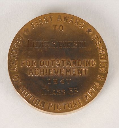 Lot #2098 Academy Award 1947 Still Photography Medal - Image 2