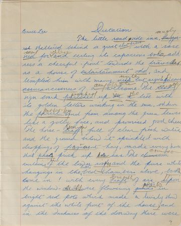 Lot #2097 Bruce Lee Multi-Signed Handwritten Essays - Image 1