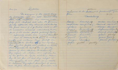 Lot #2097 Bruce Lee Multi-Signed Handwritten Essays - Image 3