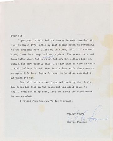 Lot #2013  Archive of Celebrity and Notables Letters Regarding God - Image 9