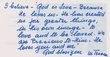 Lot #2013  Archive of Celebrity and Notables Letters Regarding God - Image 10
