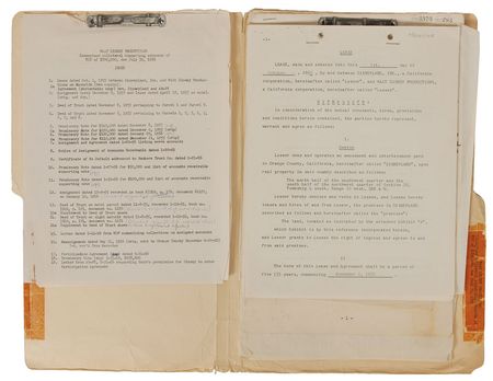Lot #2086 Disneyland Historical Documents Archive - Image 6