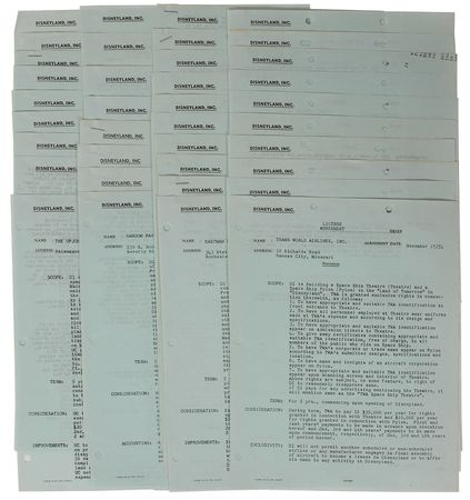 Lot #2086 Disneyland Historical Documents Archive - Image 10