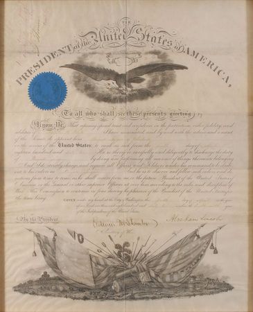 Lot #39 Abraham Lincoln: Appointing a Brigade Surgeon who was later held in Libby Prison - Image 3