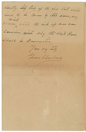 Lot #55 Grover Cleveland: “The next House should be Democratic” - Image 2