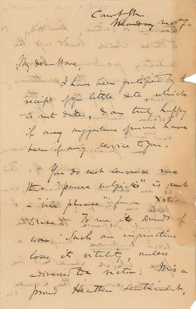 Lot #277 Charles Sumner Handwritten Letter Signed - Image 1