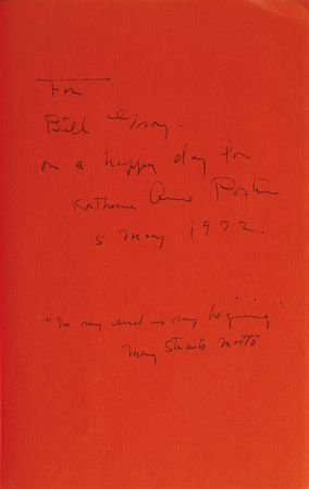 Lot #602 Katherine Anne Porter - Image 1