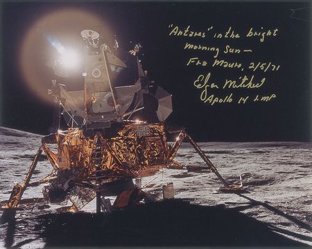 Lot #470 Edgar Mitchell Signed Photographs - Image 1