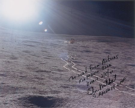 Lot #470 Edgar Mitchell Signed Photographs - Image 2