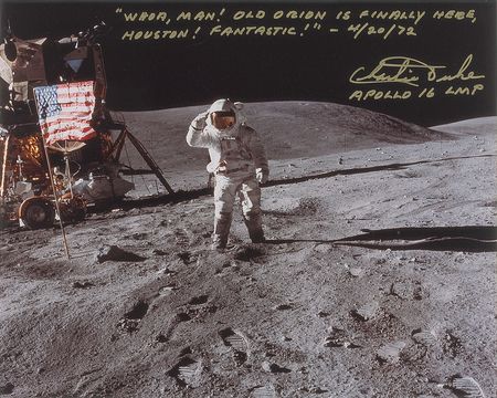 Lot #479 Charlie Duke Signed Photographs - Image 2