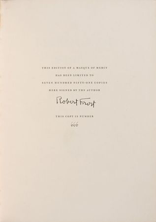 Lot #577 Robert Frost Book - Image 1