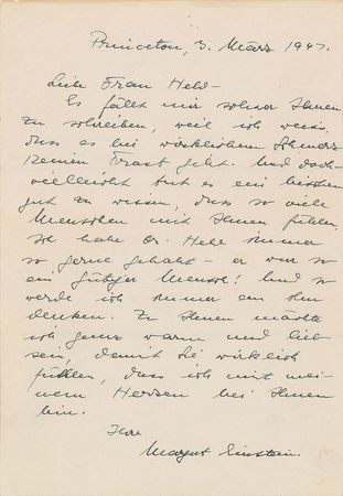 Lot #229 Albert Einstein: ?As a role model for his fellow men he was the best that a human being can be? - Image 2