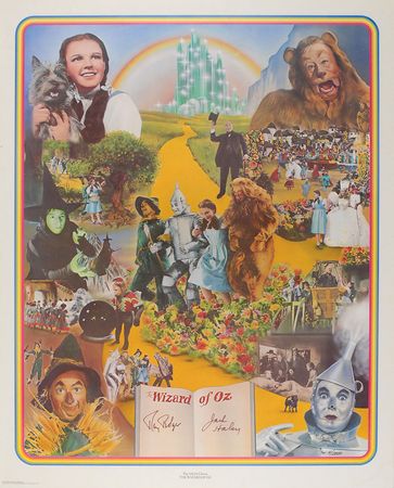 Lot #872 Wizard of Oz: Haley and Bolger Print - Image 1